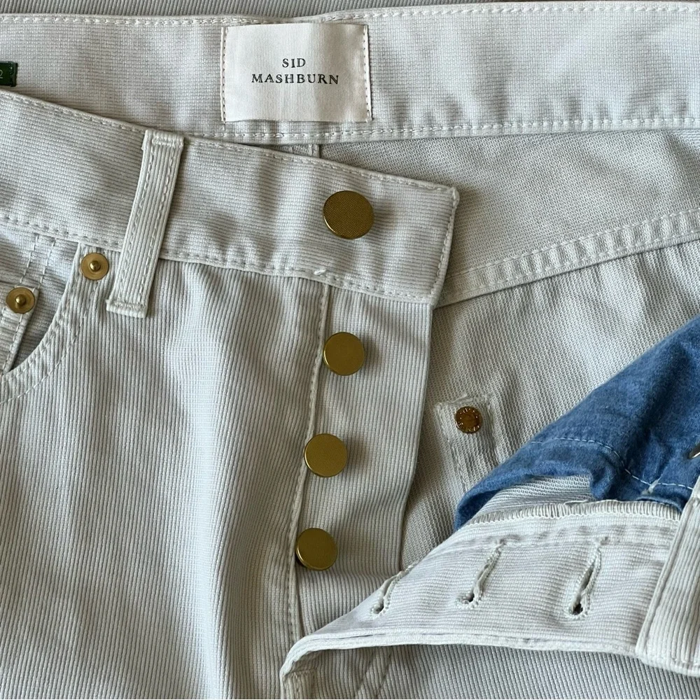 Sid Mashburn Cream Slim Men Jeans - Picture 1 of 8